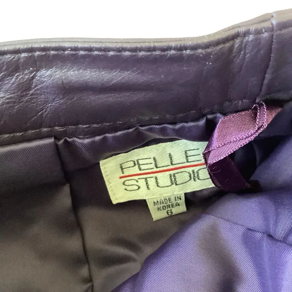 Pelle Studio plum colored